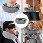 Travel Neck Pillow for Comfortable Trips (Grey)