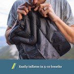 Klymit Lightweight Inflatable Travel Cushion - Gray
