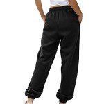 Generic Womens Fall Clothes Clearance Under 15 Sales and Deals Today Women's Sweatpants Clothes Womens Winter White Sweats Orange Scrub Pants for Woman Fall Fashion for Women 2024, Medium, A02_black