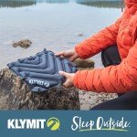 Klymit Lightweight Inflatable Travel Cushion - Gray
