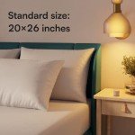 Set of 4 Soft Zipper Pillow Protectors