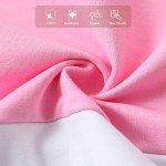 Vitalique Womens Sweatshirts Oversized Crew Neck Pullover Casual Hoodie Fleece 2024 Trendy Fall Outfits Clothes S Blue-pink