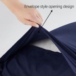 Toddler Pillow Cases 2-Pack - Navy Blue 12x16