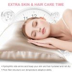 Champagne Mulberry Silk Pillow Case – Soft & Smooth