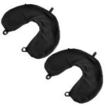 2 Pack Travel Neck Pillow Covers - Soft & Washable