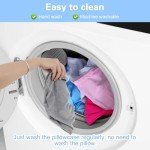 2 Pack Soft U-Shaped Neck Pillow Covers