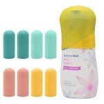 8 Pack Silicone Bottle Covers for Travel Essentials