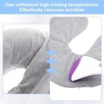 2 Pack Soft U-Shaped Neck Pillow Covers