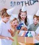 Cowyawn Kids Headphones, Toddler Headphones with Safe Volume Limiter 94 dB, Wired School Headphones for Kid with Adjustable and Flexible Design for Boys/Girls/Children/Teens/iPad/Computer (Blue)