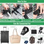 Adjustable 22-Inch Luggage Straps - 2 Pack