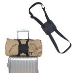 Adjustable Black Luggage Strap for Easy Travel