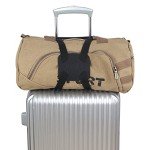 Adjustable Black Luggage Strap for Easy Travel