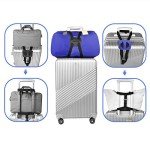 Adjustable Black Luggage Strap for Easy Travel