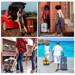 4 Pack Colorful Travel Luggage Straps 79" Long