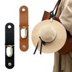 Travel Hat Clip for Bags - Black & Brown