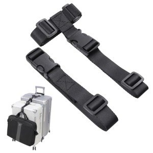 Adjustable Luggage Straps for Connecting Suitcases
