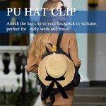 Travel Hat Clip for Bags - Black & Brown