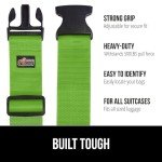 Gorilla Grip 4 Pack Luggage Straps - Green