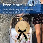 Travel Hat Clip for Bags - Black & Brown