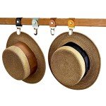 Travel Hat Clip for Bags - Black & Brown