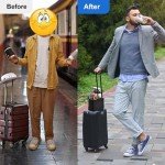 Hands-Free Luggage Cup Holder - Travel Accessory