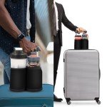 Hands-Free Luggage Cup Holder - Travel Accessory