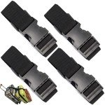 4-Pack Adjustable Luggage Straps for Easy Travel