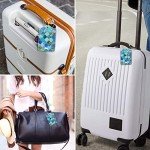 2 Pack Travel Luggage Tags with Privacy Cover