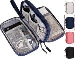 Navy Blue Electronic Organizer Bag for Travel