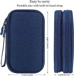 Navy Blue Electronic Organizer Bag for Travel