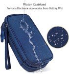 Navy Blue Electronic Organizer Bag for Travel