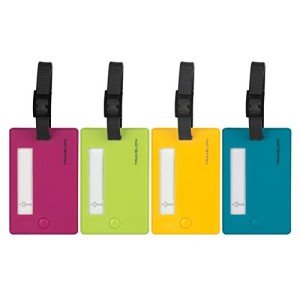 Colorful Luggage Tags Set of 4