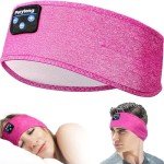 Perytong Headphones for Sleeping, Sleeping Headphones Music Sleep Headband, Ultra-Soft Headphones Headband for Side Sleepers, Sleeping