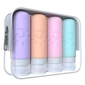 TSA Approved Travel Bottles - 3oz Leak Proof