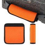 Bright Orange Luggage Handle Wraps - 2 Pack
