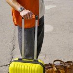 Bright Orange Luggage Handle Wraps - 2 Pack