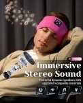 Perytong Headphones for Sleeping, Sleeping Headphones Music Sleep Headband, Ultra-Soft Headphones Headband for Side Sleepers, Sleeping