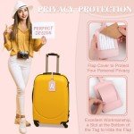 Personalized Letter A Luggage Tag - Pink