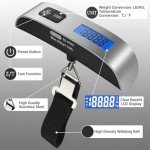 Digital Luggage Scale with LCD Display 110lb