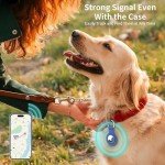 Silicone AirTag Holder Keychain 4-Pack