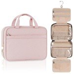 Pink Hanging Toiletry Bag for Travel Accessories