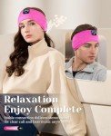 Perytong Headphones for Sleeping, Sleeping Headphones Music Sleep Headband, Ultra-Soft Headphones Headband for Side Sleepers, Sleeping