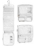 Travel Makeup Bag Organizer with Detachable TSA Pouch