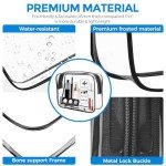 2 Pack Clear Travel Toiletry Bags for Women