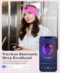 Perytong Headphones for Sleeping, Sleeping Headphones Music Sleep Headband, Ultra-Soft Headphones Headband for Side Sleepers, Sleeping