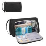 Compact Water-Resistant Toiletry Bag for Travel