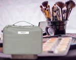 Ginsco Portable Makeup Bag with Brush Holder