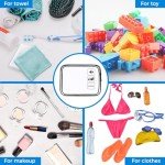 2 Pack Clear Travel Toiletry Bags for Women