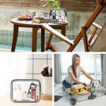 2 Pack Clear Travel Toiletry Bags for Women