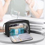 Compact Water-Resistant Toiletry Bag for Travel